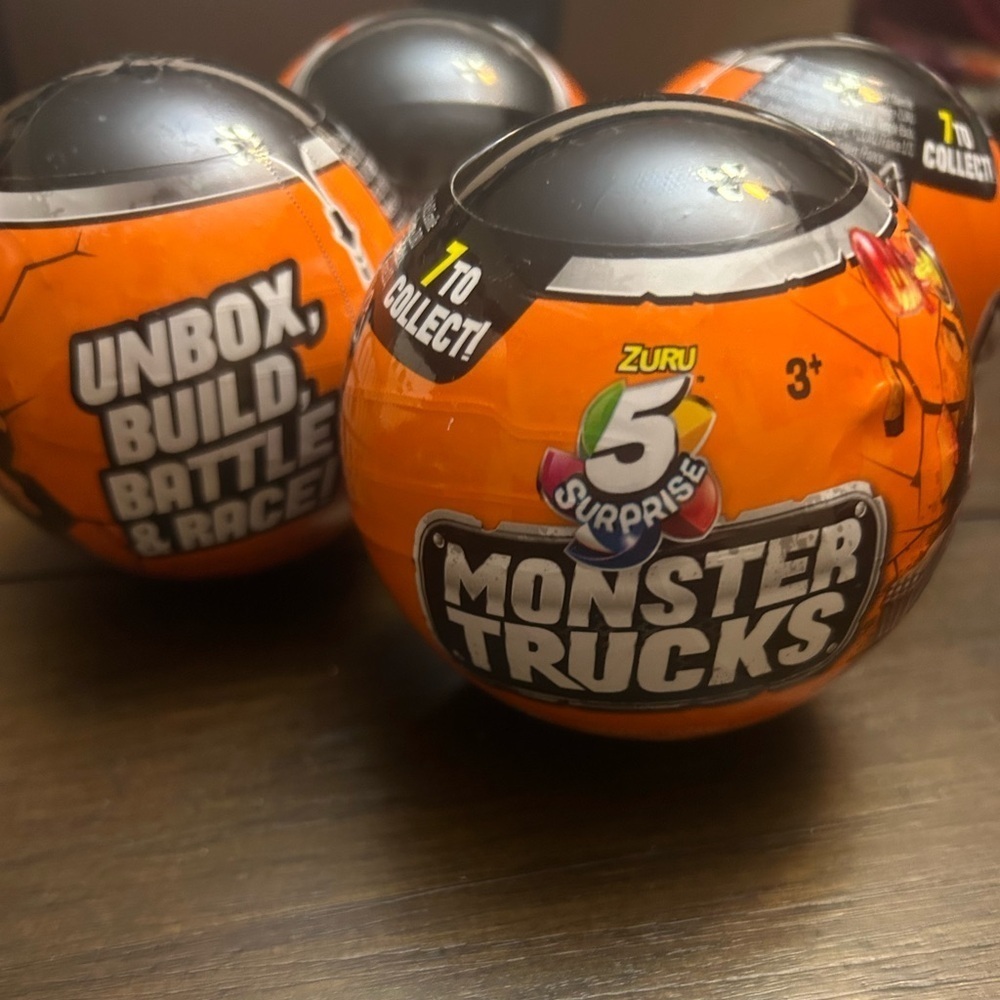 Surprise 5 Monster Trucks NWT - Picture 3 of 4